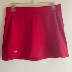 Under Armour Red Athletic Skirt
